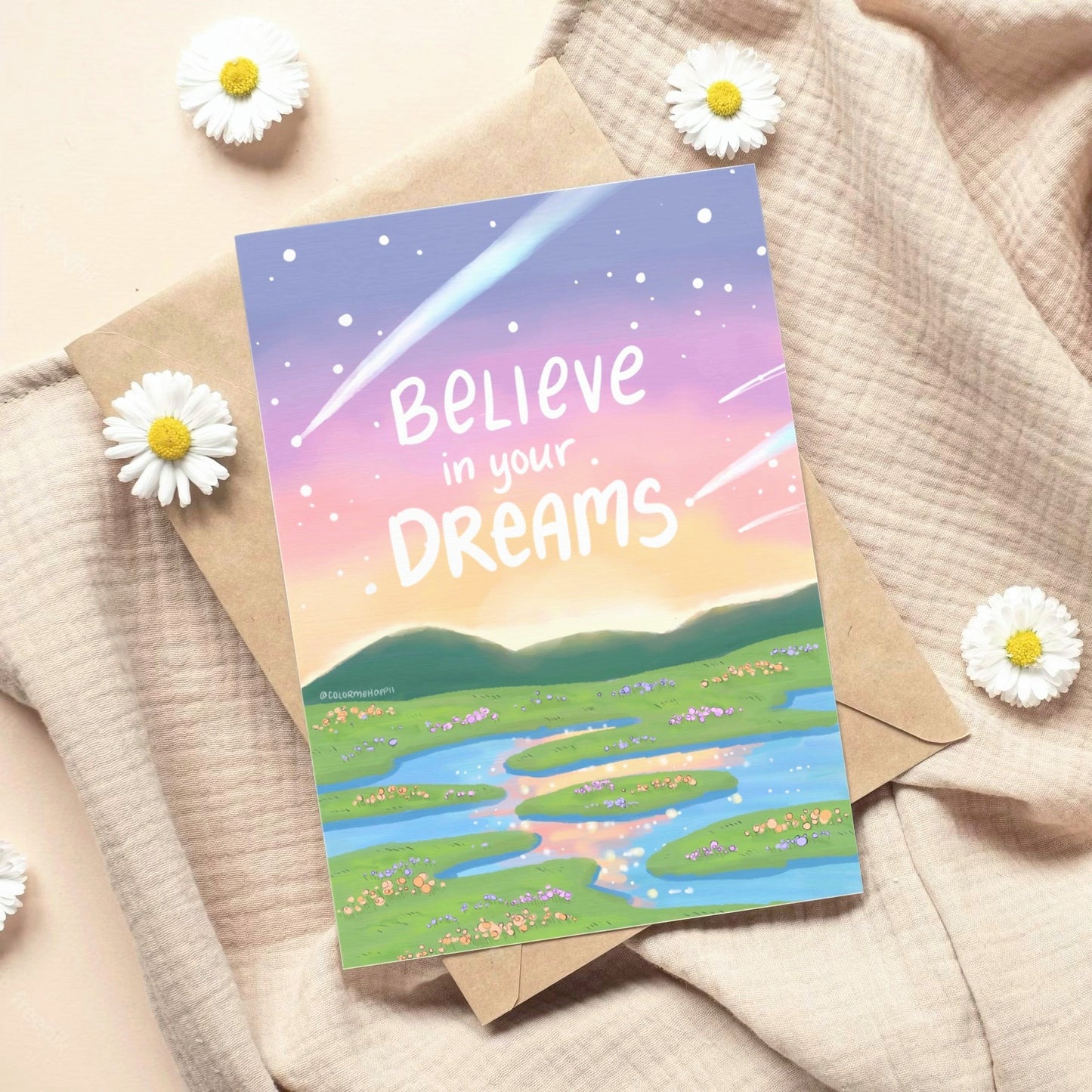 Believe in Your Dreams - Greeting Card