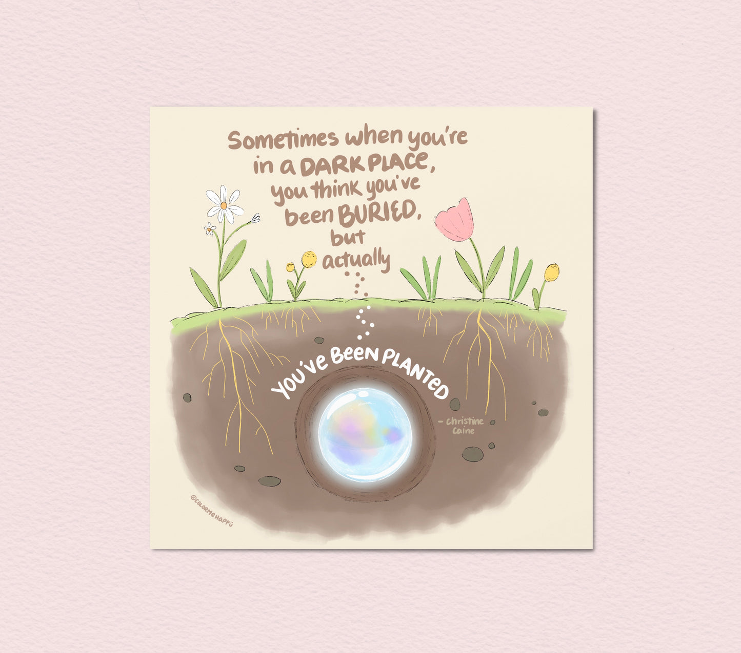Planted Not Buried - Art Print