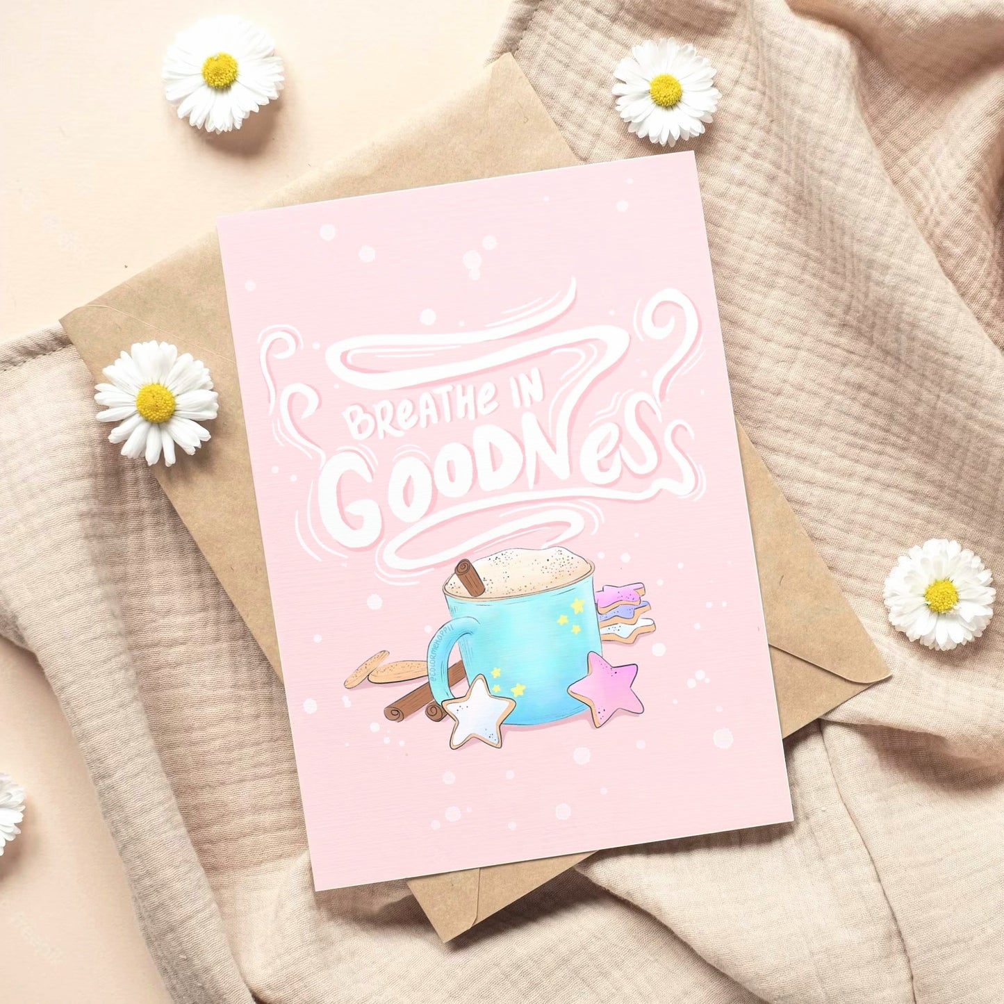 Breathe in Goodness - Greeting Card