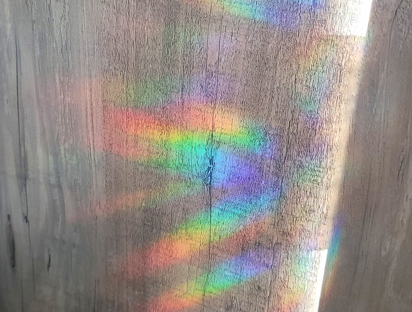 Rainbow Suncatcher Decal - Peace
