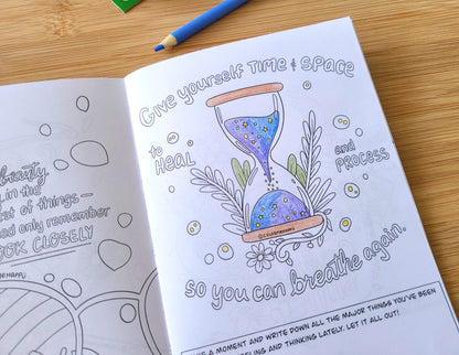 Coloring Book for Self Care and Mental Health Vol. 2