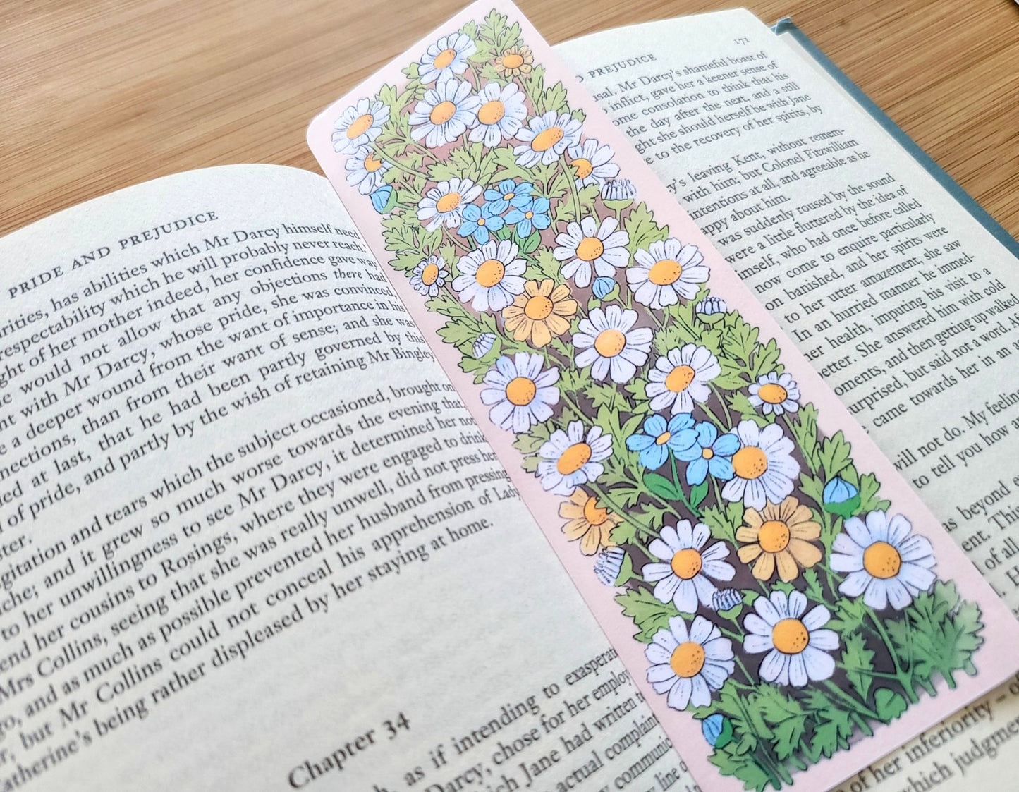 Floral Bookmark and Book Log