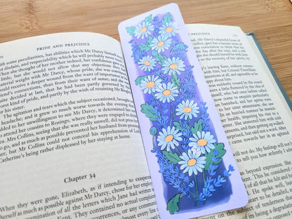 FULL SET - Floral Bookmarks with Book Log