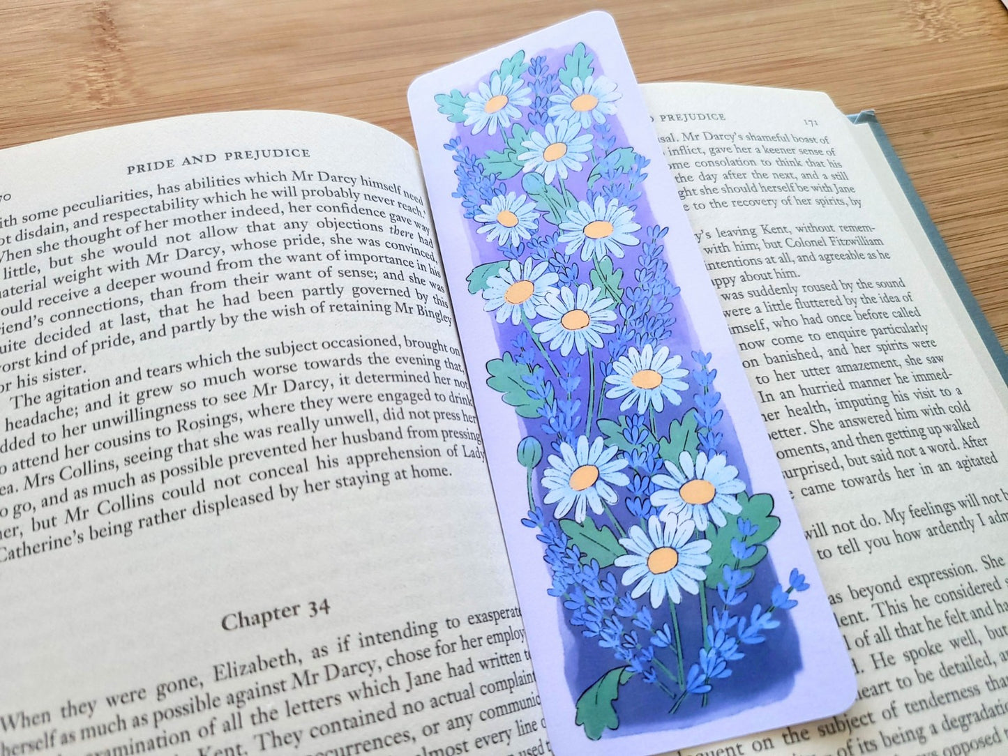 Floral Bookmark and Book Log