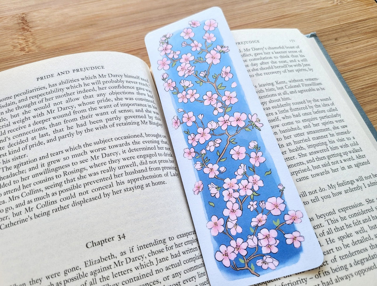 Floral Bookmark and Book Log