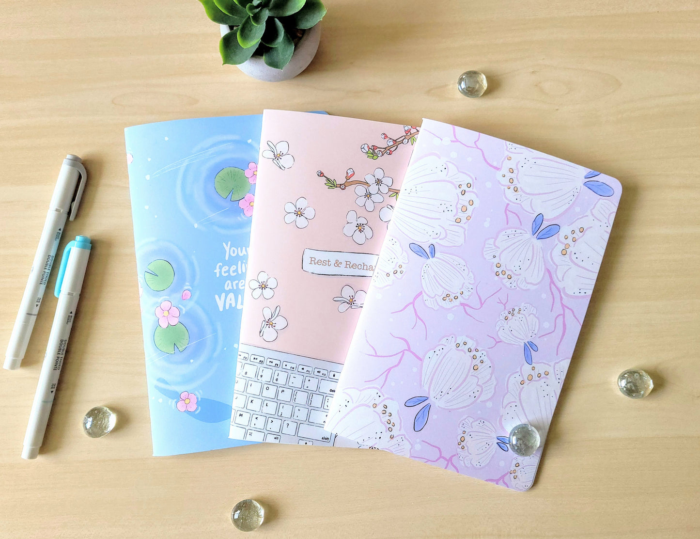 A5 Blank Dotted Journal Notebook