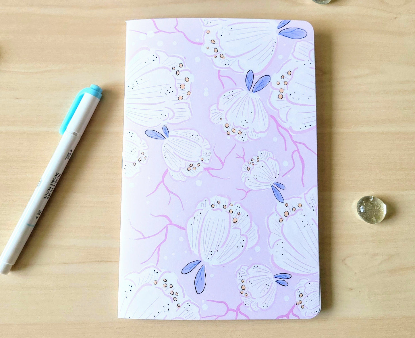 A5 Blank Dotted Journal Notebook