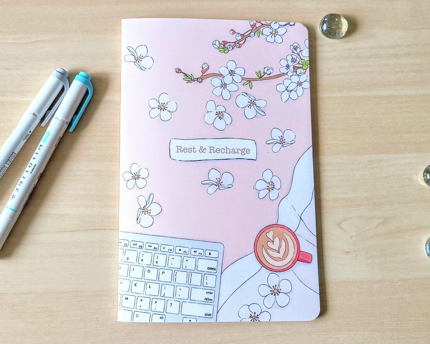 A5 Blank Dotted Journal Notebook