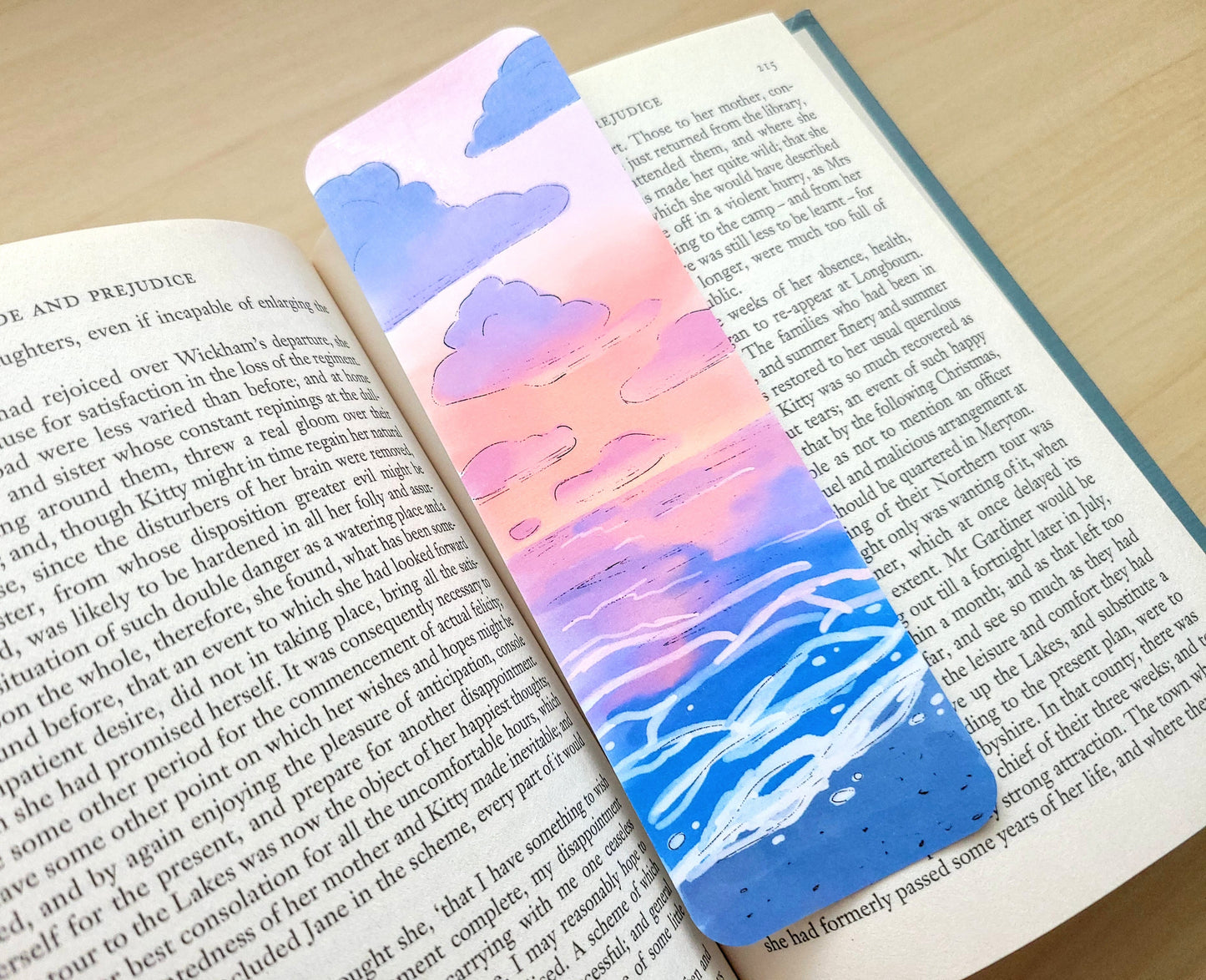 Sea and Sky Bookmark and Book Log