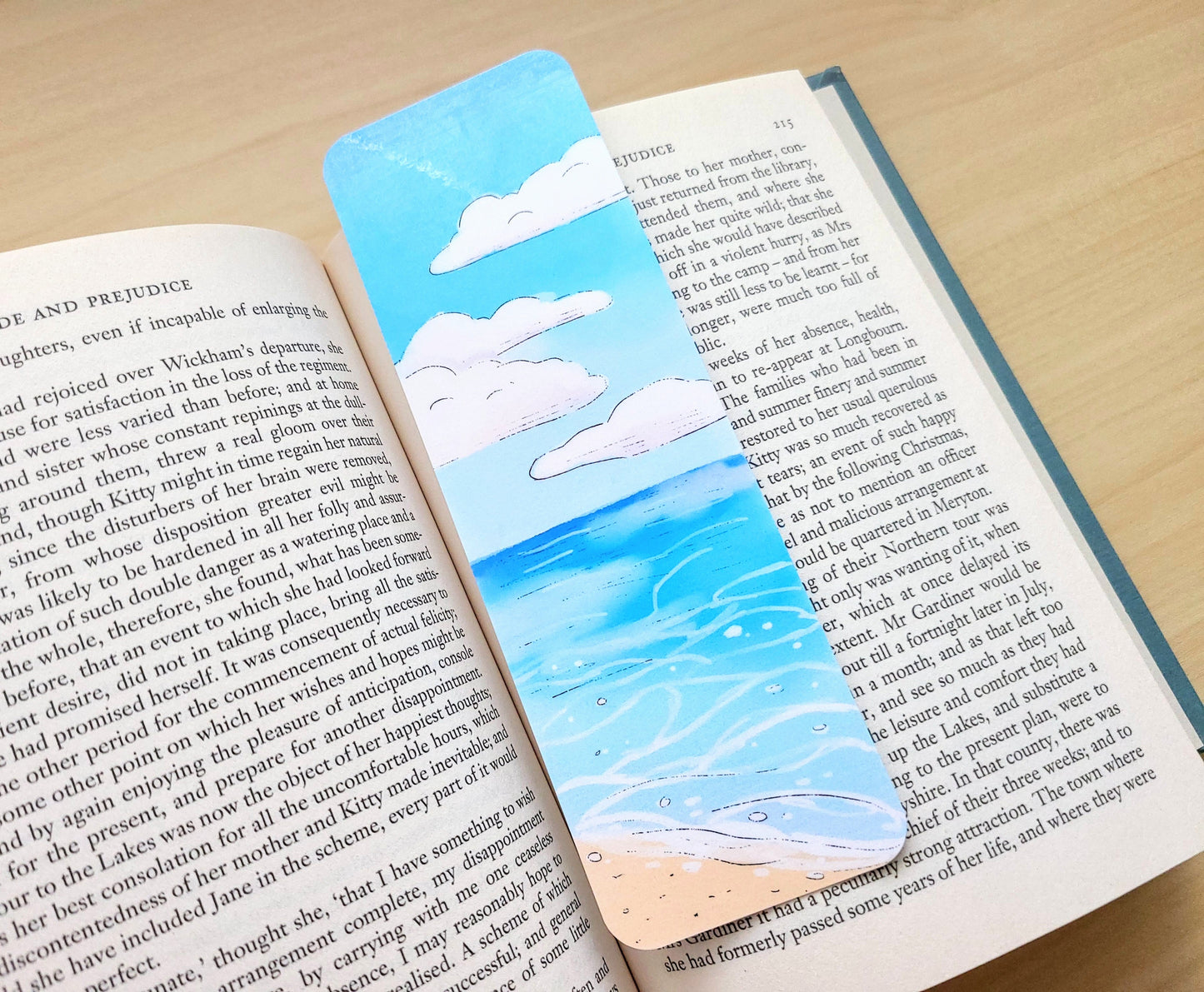 Sea and Sky Bookmark and Book Log