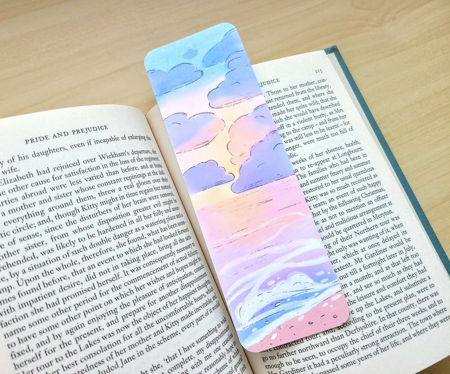 Sea and Sky Bookmark and Book Log