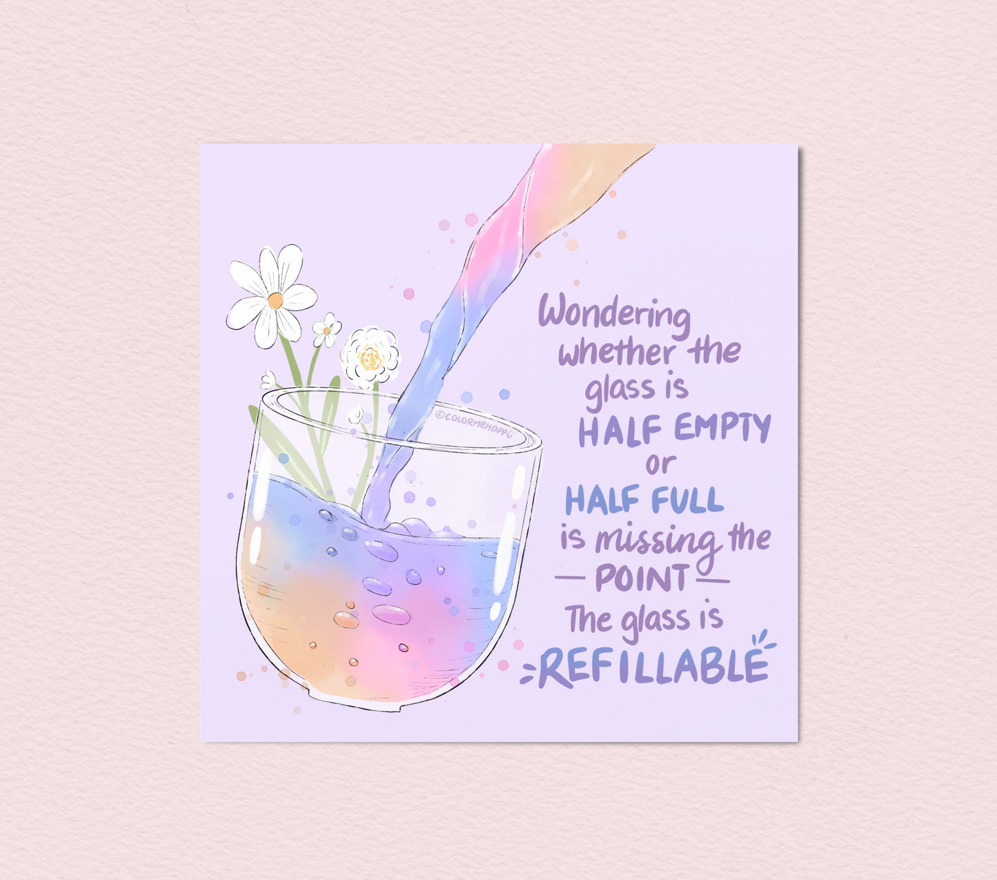 Refill Your Glass - Art Print