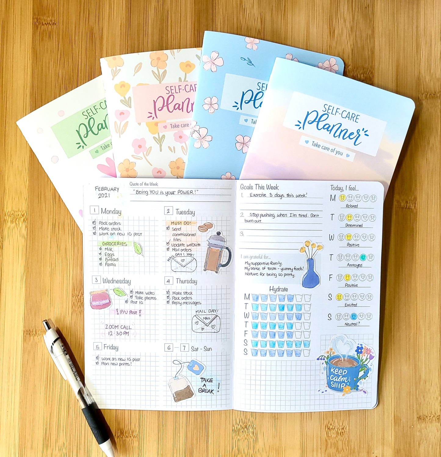 Self Care Planner