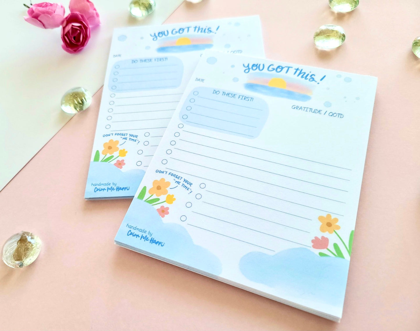 Daily To Do List Notepad - You Got This!