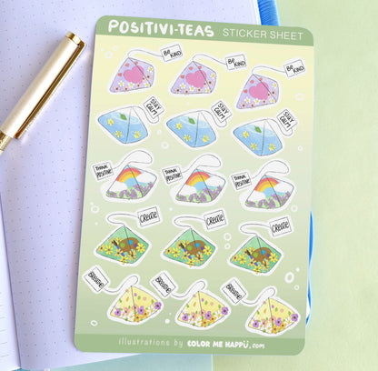 Positivi-Teas Sticker Sheet