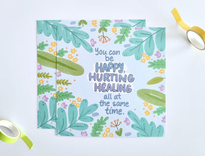 Happy Hurting Healing - Art Print