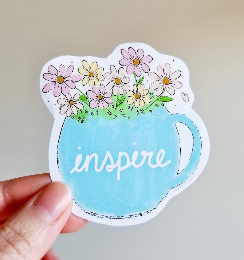 Flowers and Coffee Sticker Pack