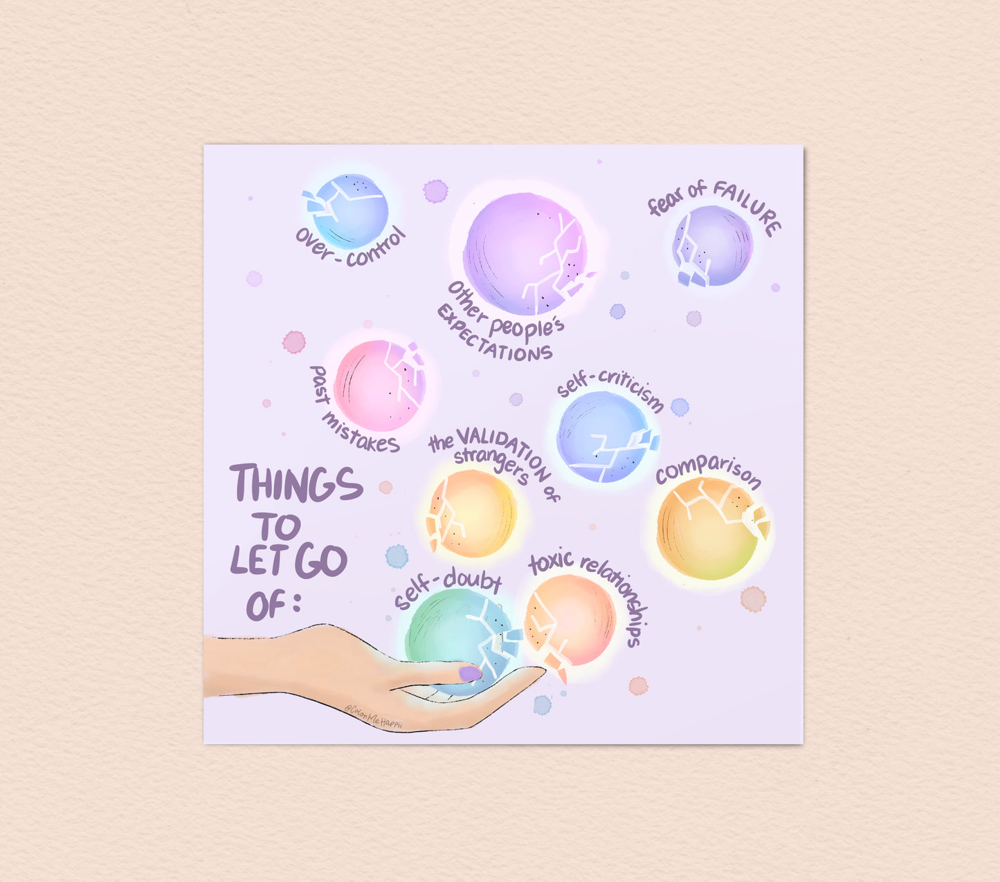 Things to Let Go Of - Art Print